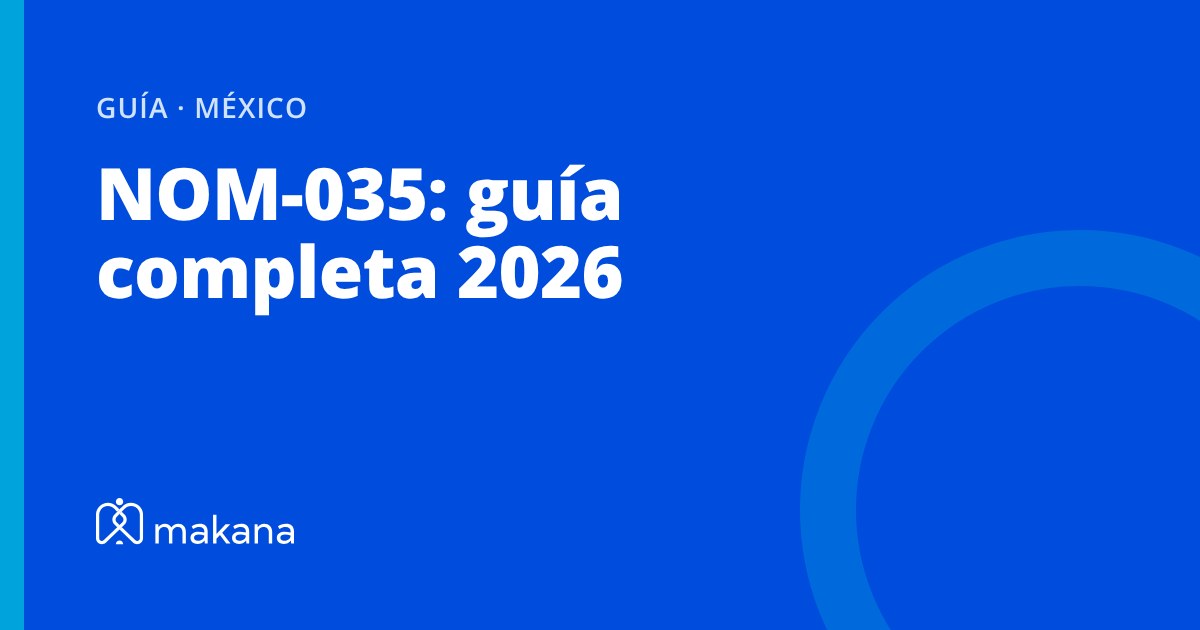 NOM-035: guía completa 2026 para empresas